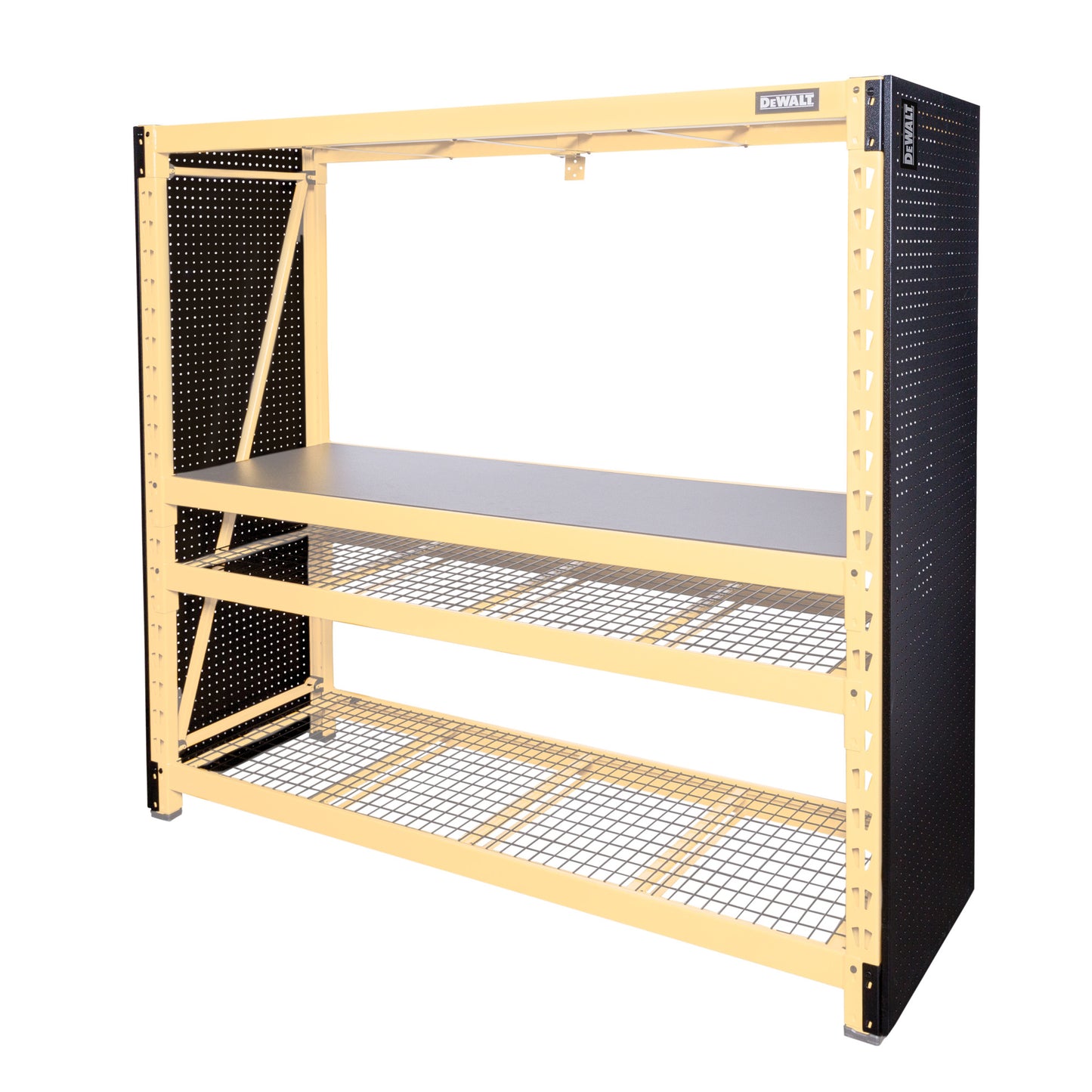 2-Piece Steel Pegboard Kit for 6-foot Industrial Storage Rack
