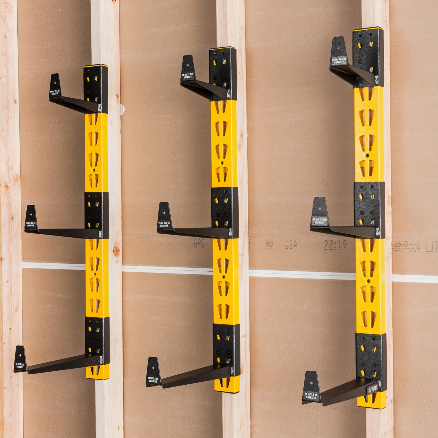 3-Piece Wall Mount Cantilever Rack