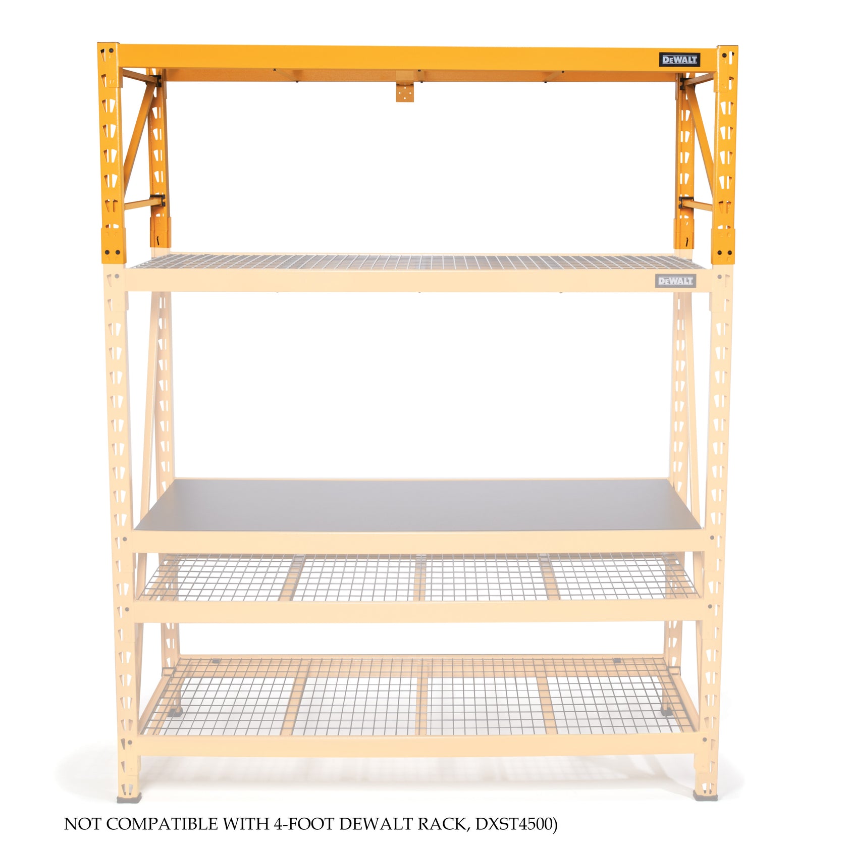 Dewalt Single Shelf Industrial Storage Rack Extension Kit For Dxst10000 ...