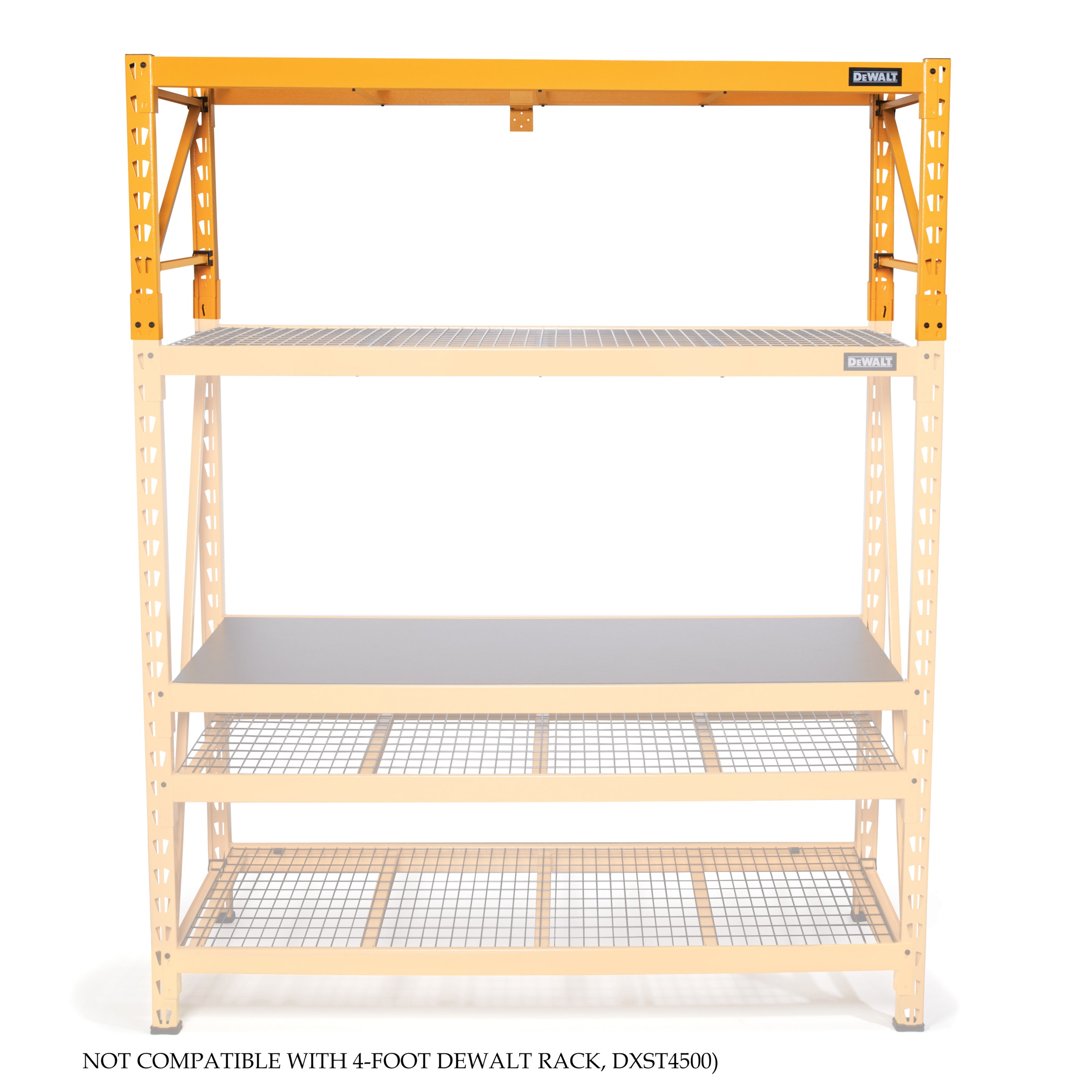 Dewalt Single Shelf Industrial Storage Rack Extension Kit For Dxst10000 ...