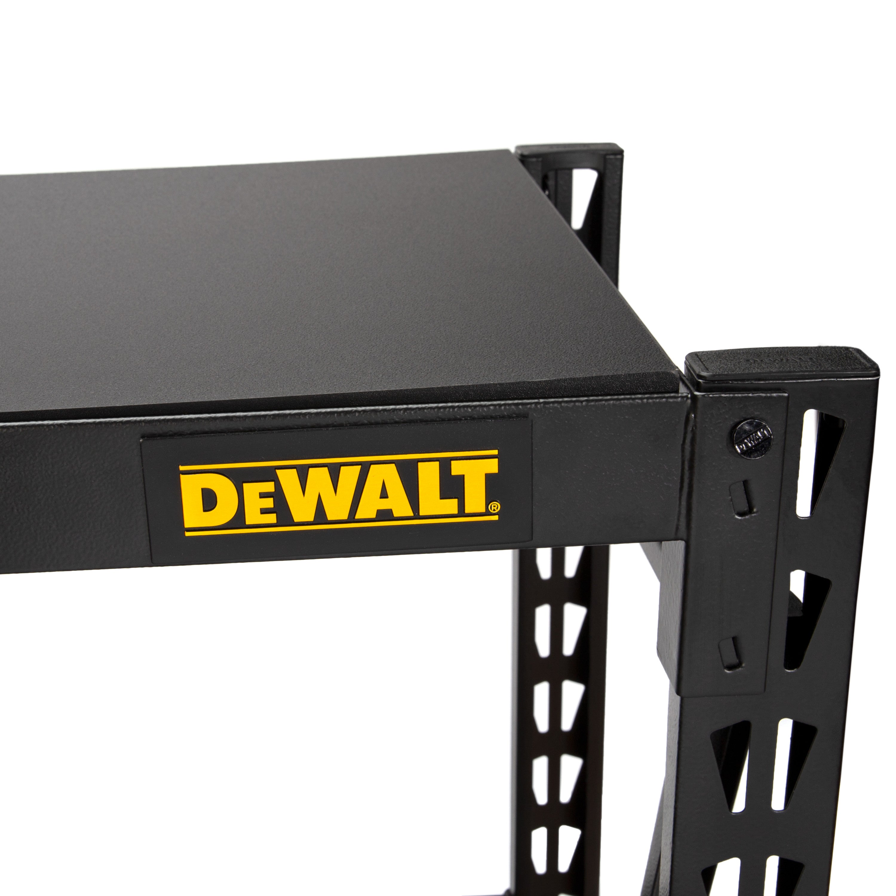 Dewalt 4-Foot Tall, Black Frame 3 Shelf Industrial Storage Rack
