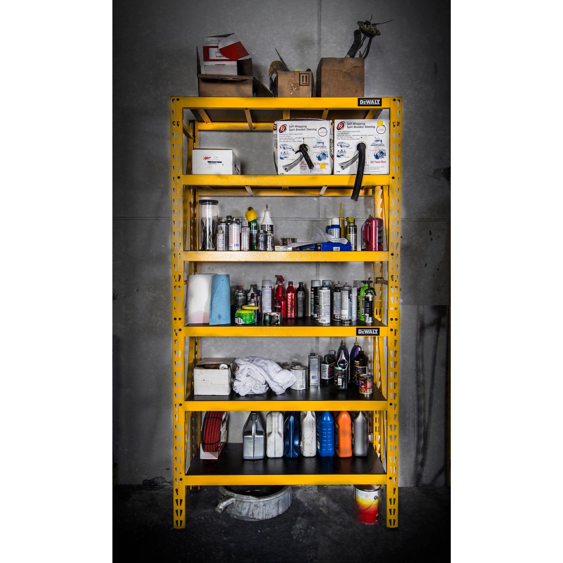 Dewalt 4-Foot Tall, Shelf Industrial Storage Rack – Dewalt Shelving