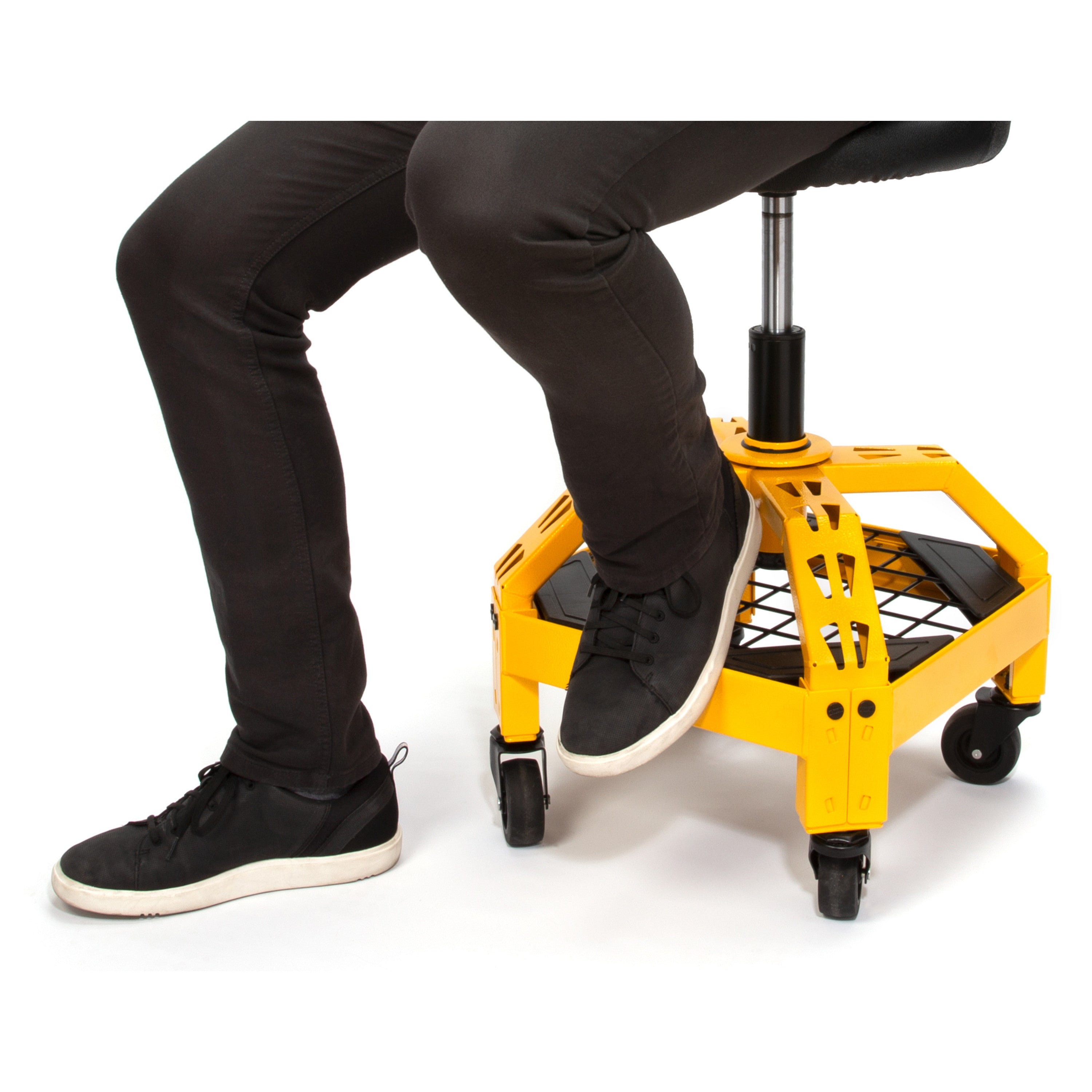 Dewalt Adjustable Shop Stool With Casters (Flat Seat) – Dewalt