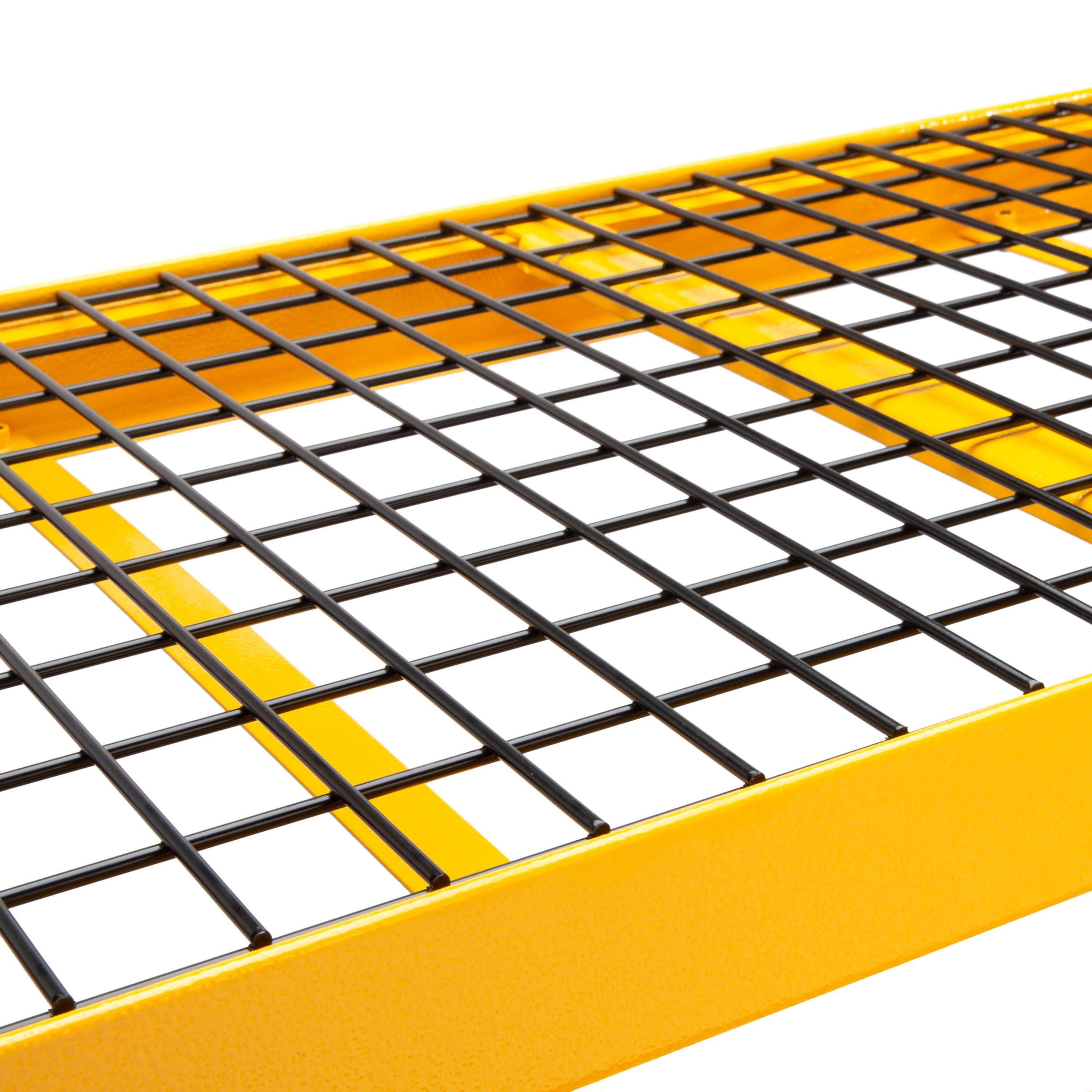4-Foot Tall, 3 Shelf Steel Wire Deck Industrial Storage Rack
