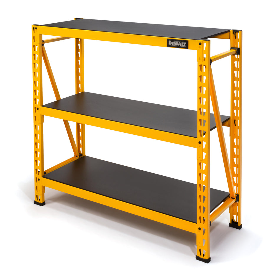 4-Foot Tall, 3 Shelf Industrial Storage Rack