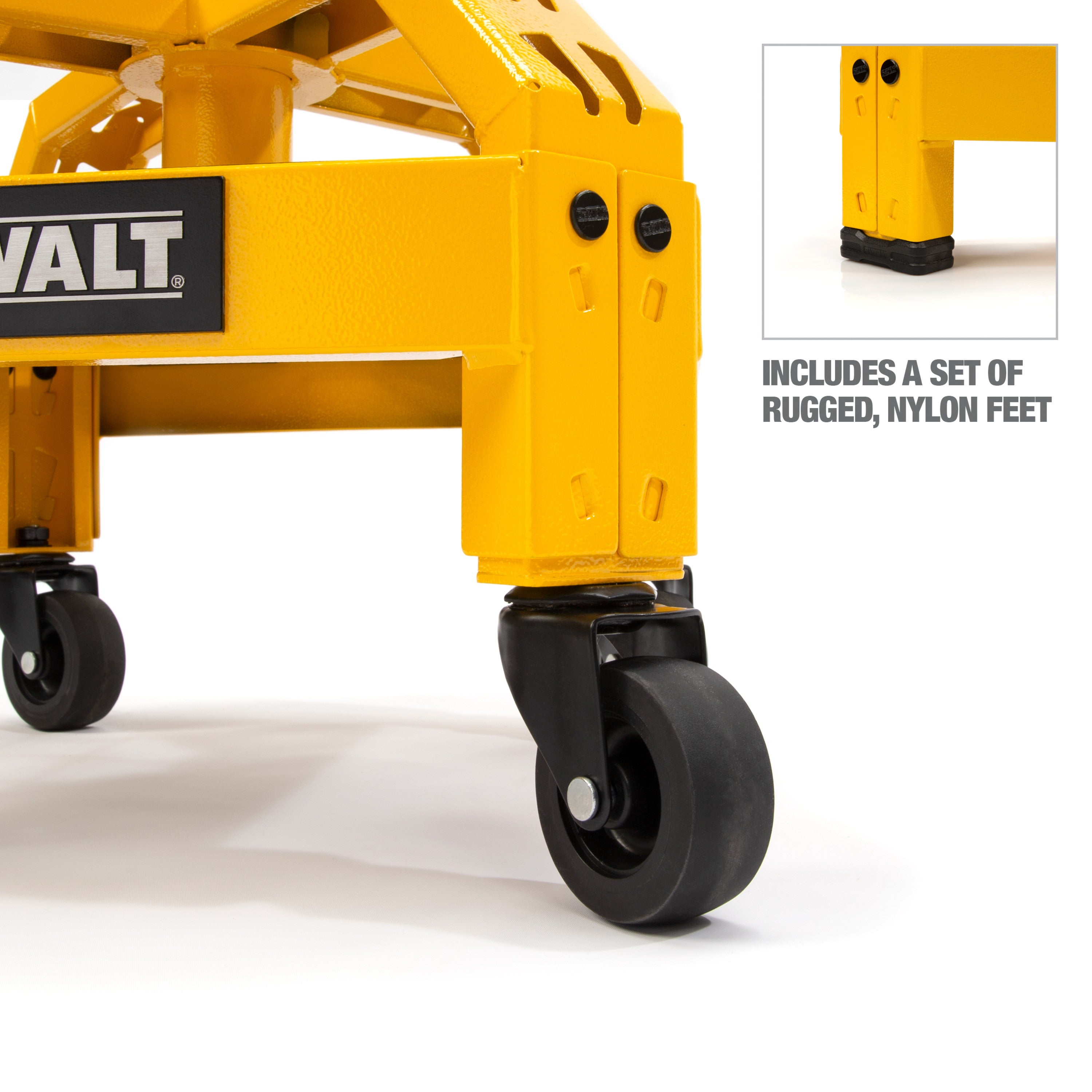 Dewalt Adjustable Shop Stool With Casters (Flat Seat) – Dewalt